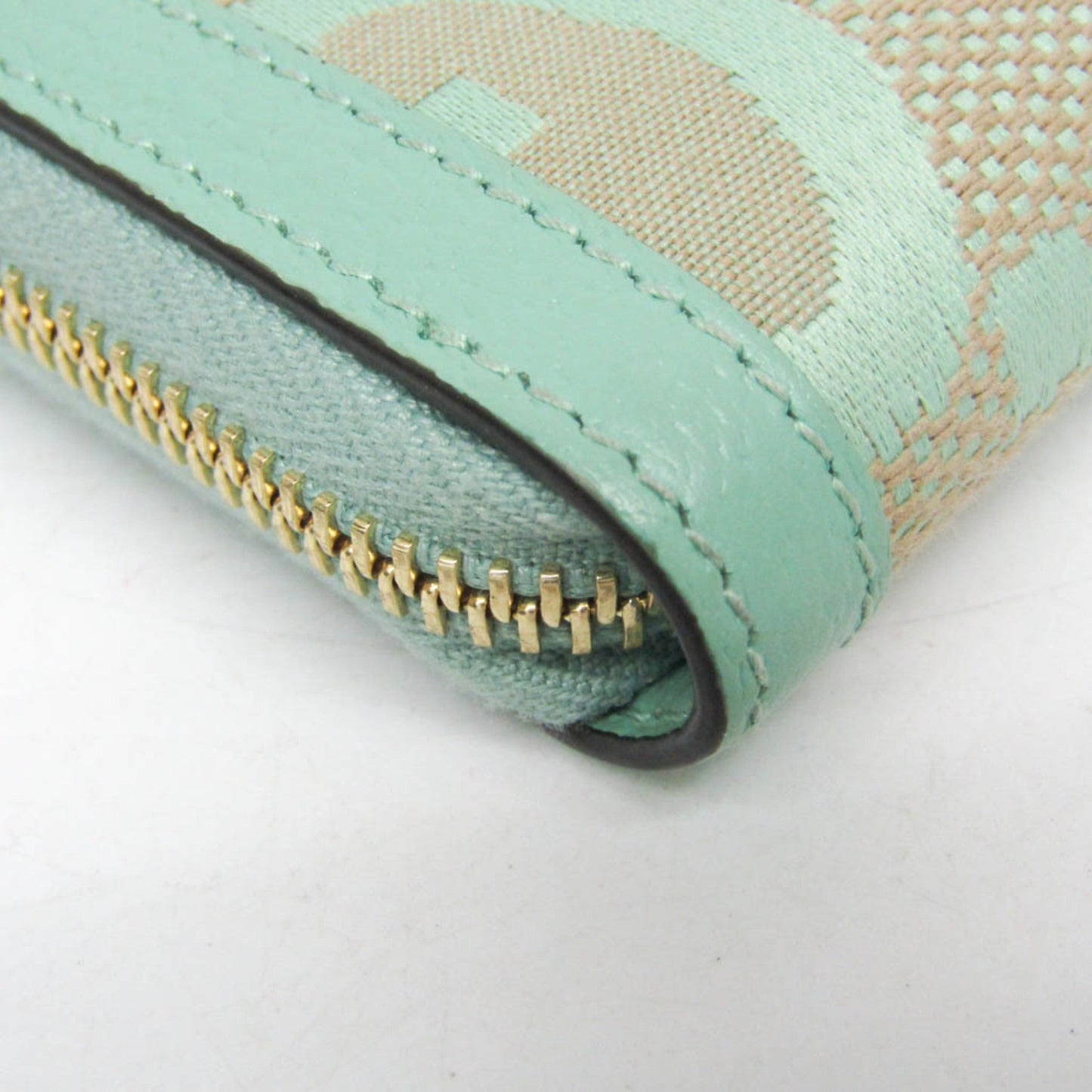 Gucci Gg Jumbo Green Canvas Wallet