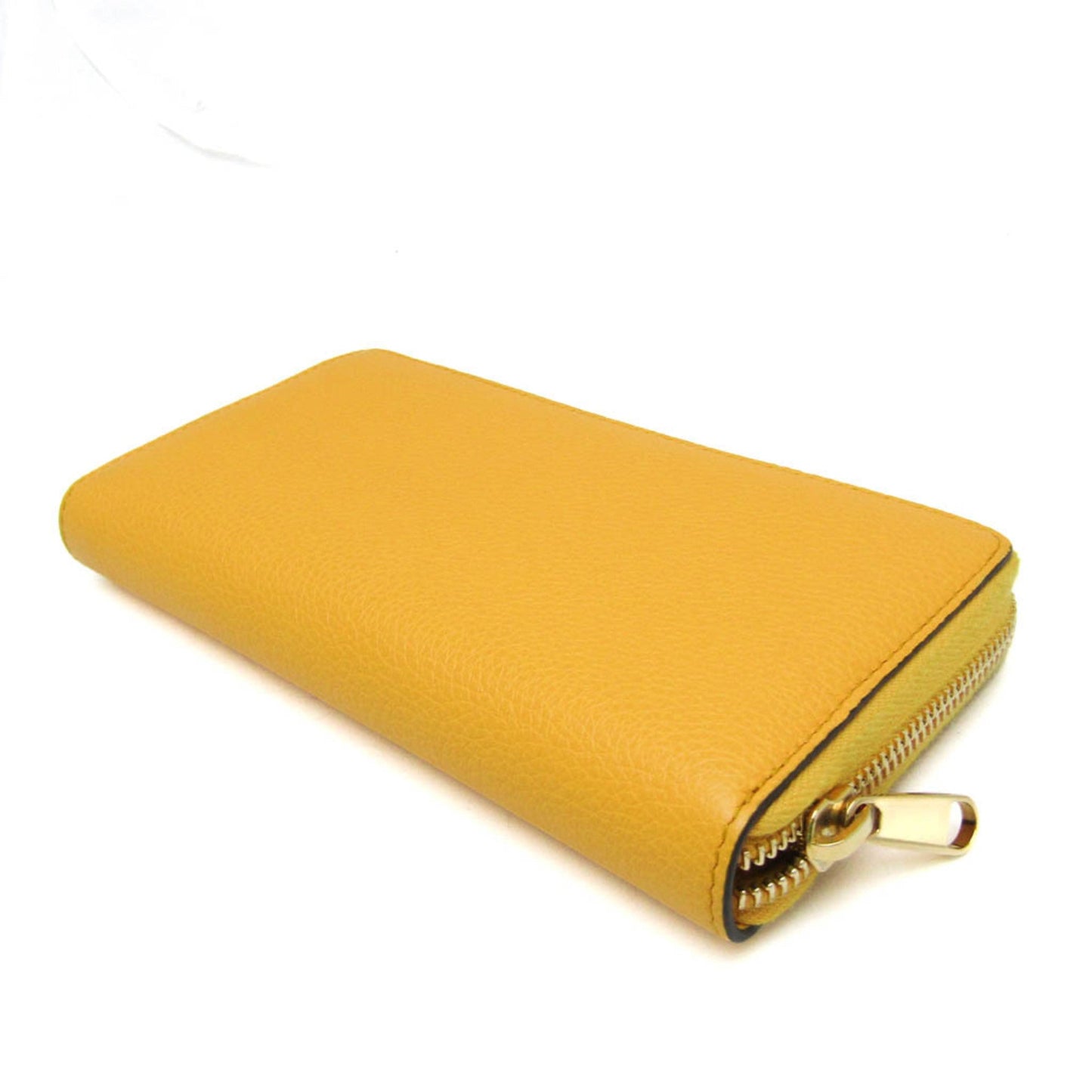 Gucci Logo Yellow Leather Wallet