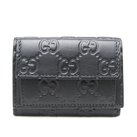 Gucci Guccissima Black Leather Wallet