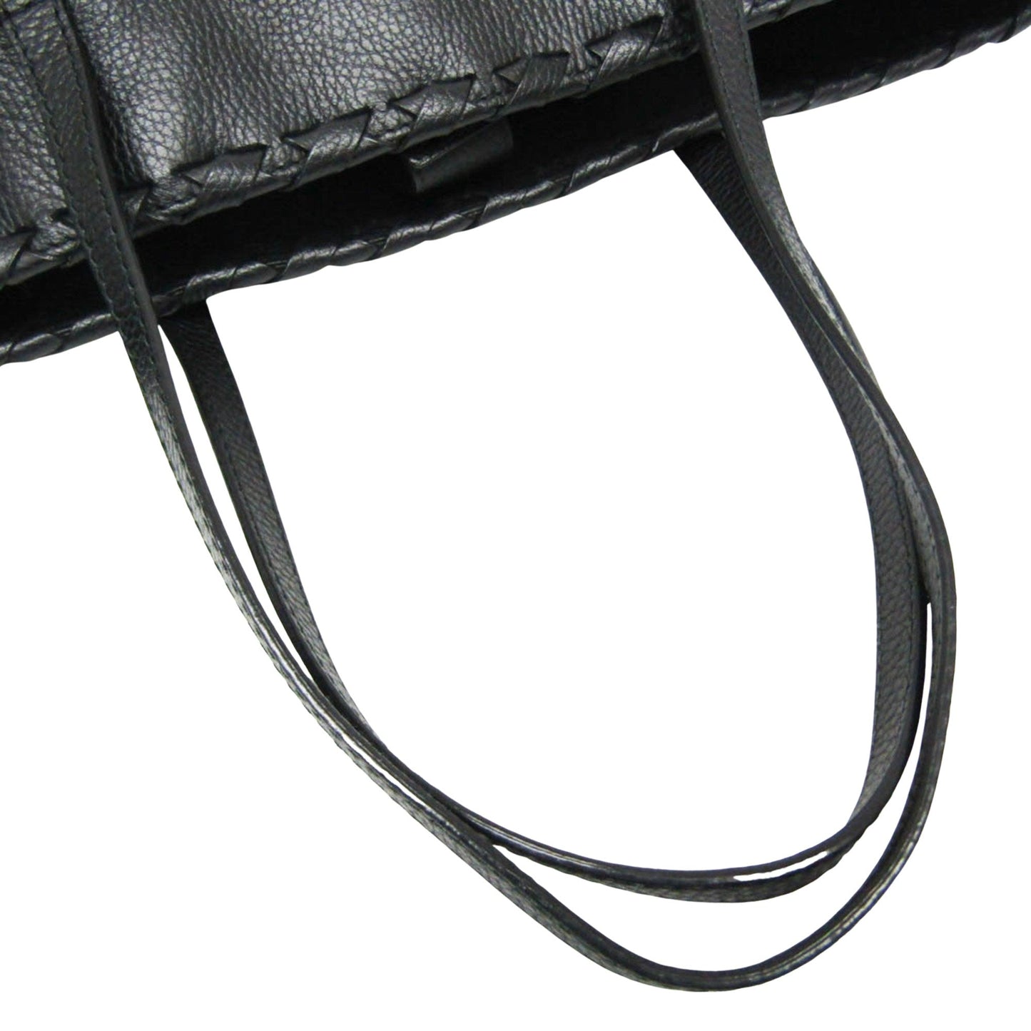 Gucci Black Leather Tote Bag