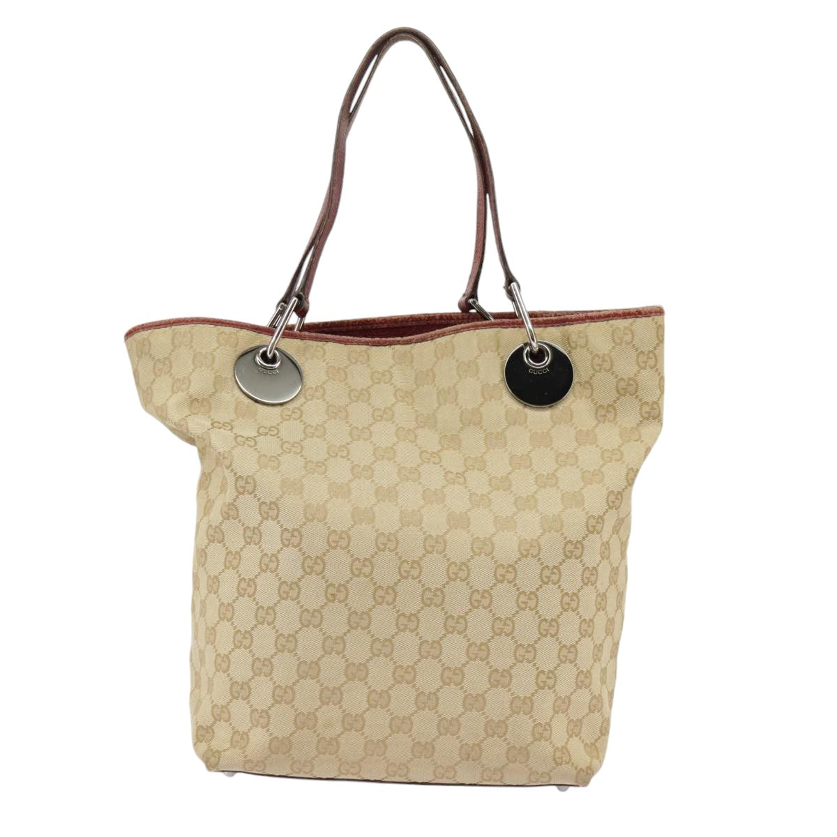Gucci Beige Canvas Tote Bag
