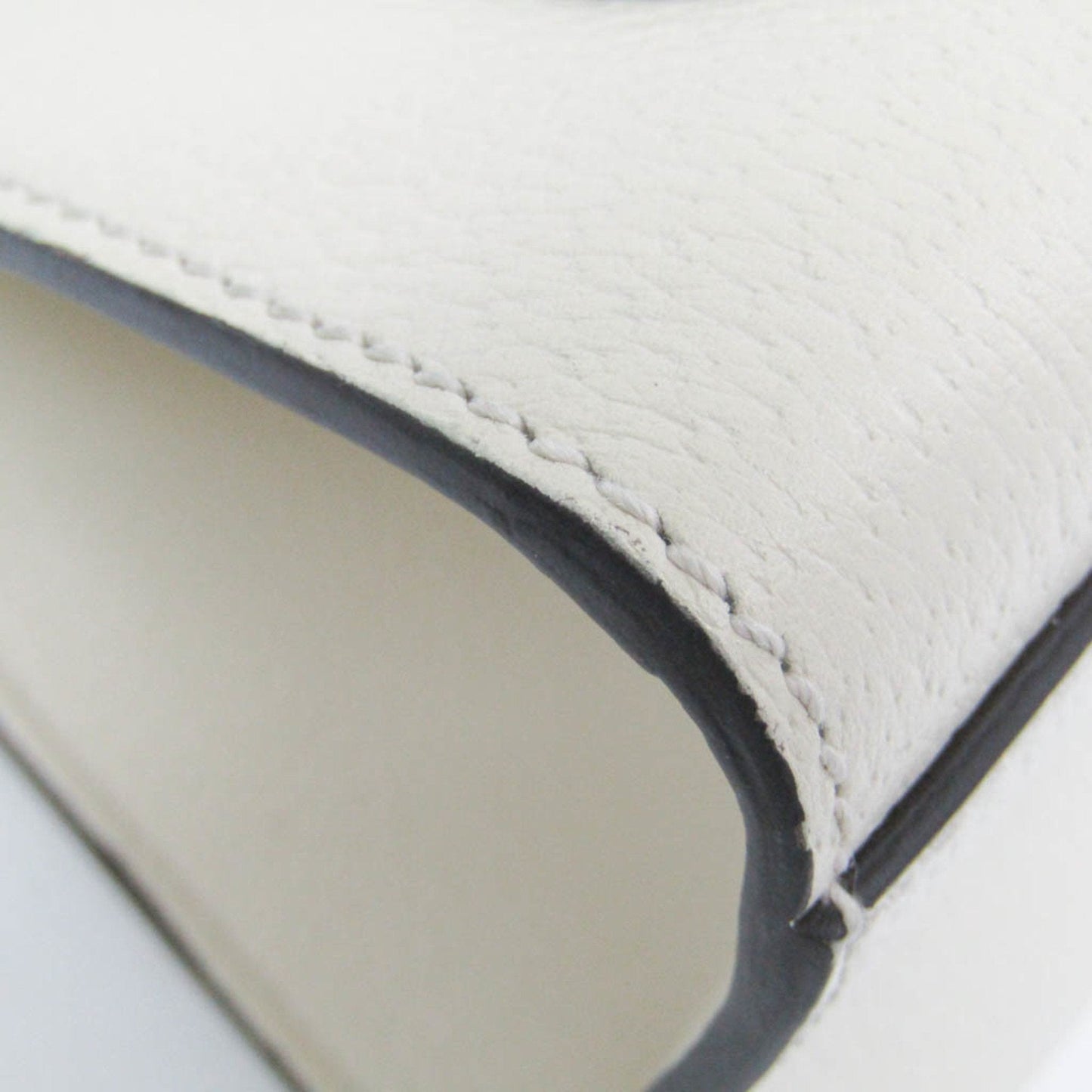 Gucci Sherry White Leather Shoulder Bag