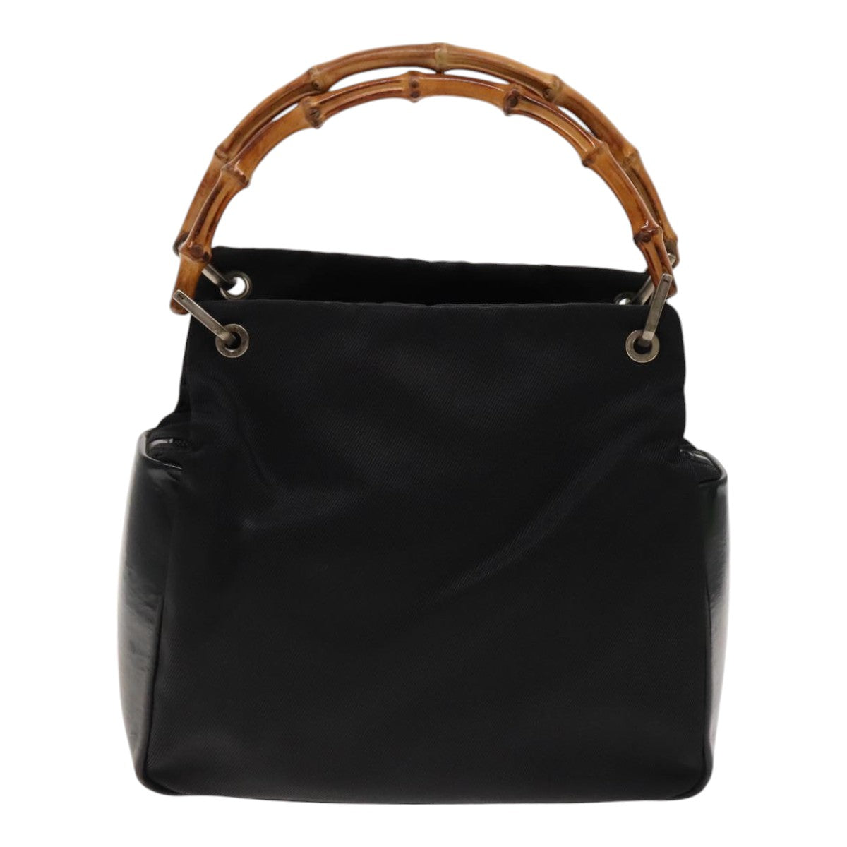 Gucci Bamboo Black Synthetic Handbag