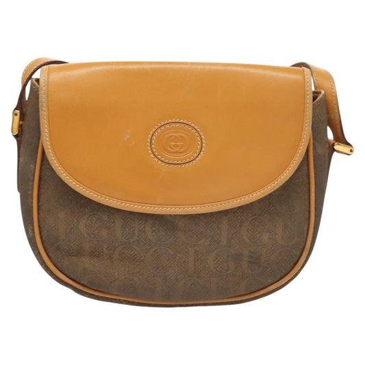 Gucci Beige Canvas Shoulder Bag