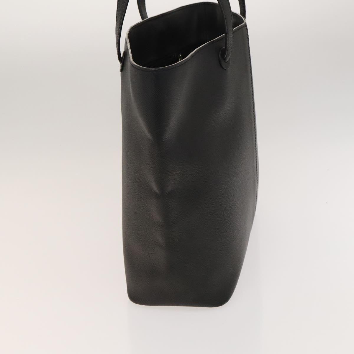 Chanel Cabas Black Leather Tote Bag