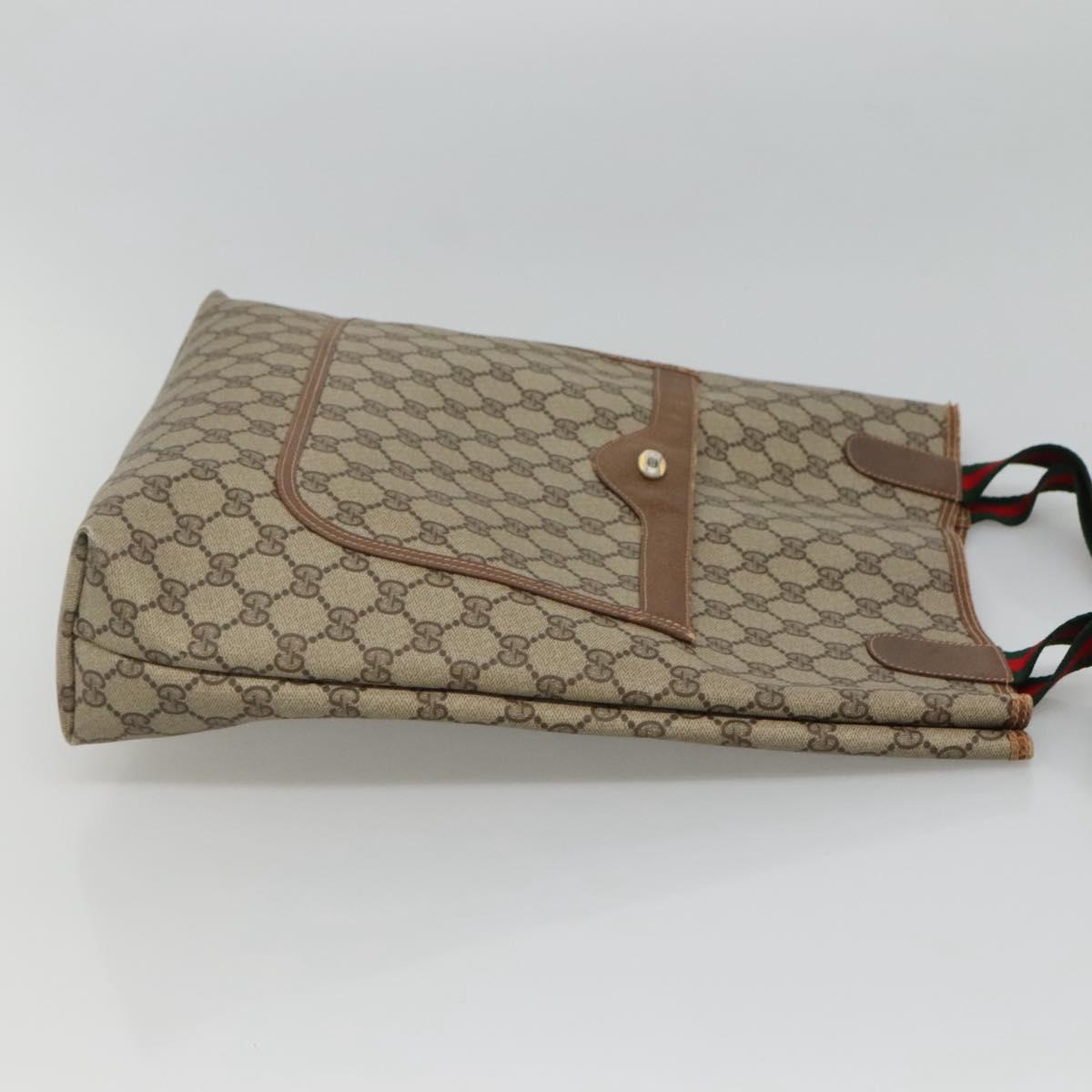 Gucci Gg Canvas Brown Canvas Tote Bag