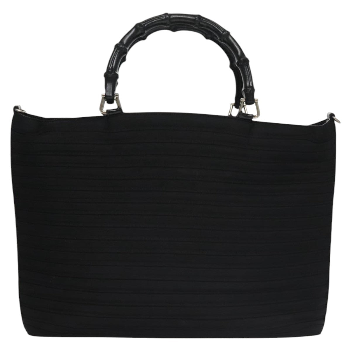 Gucci Bamboo Black Synthetic Handbag