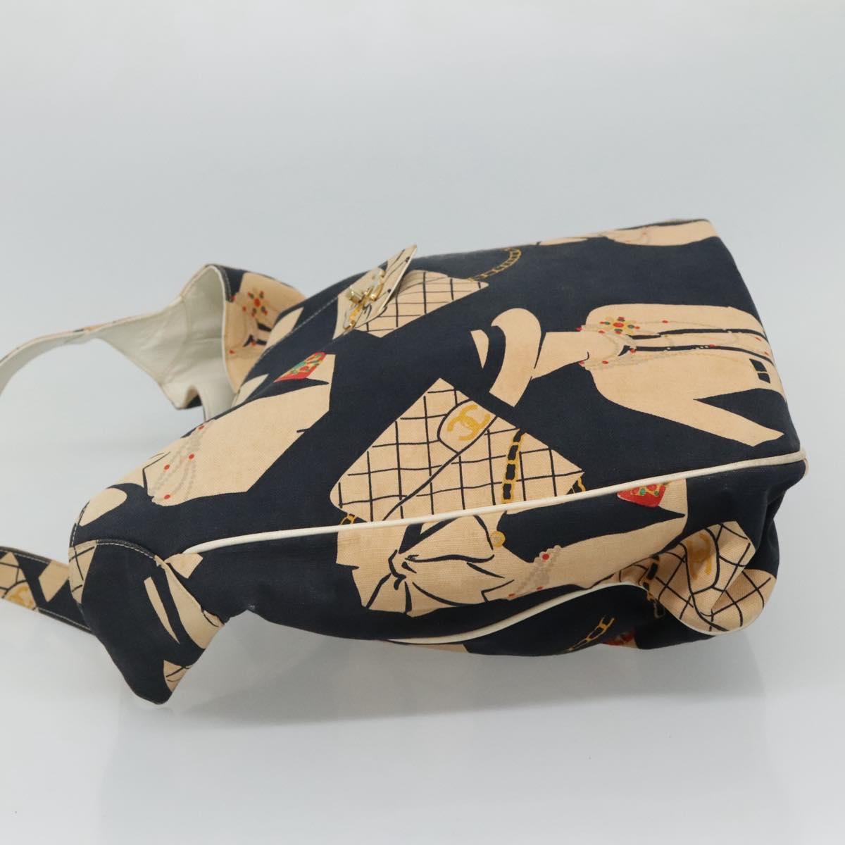 Chanel Cc Multicolour Canvas Tote Bag