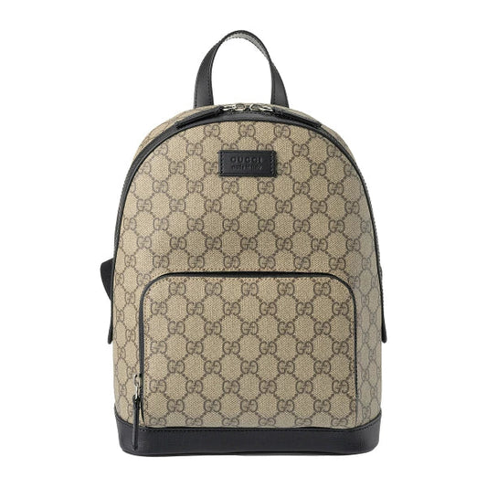 Gucci Front Pocket Backpack Gg Coated Canvas Beige Canvas Bag
