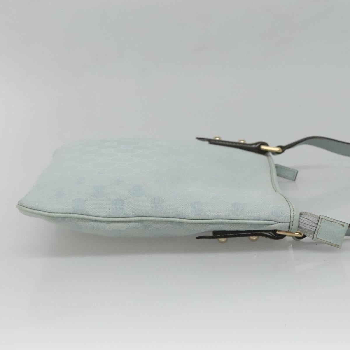 Gucci Blue Canvas Shoulder Bag