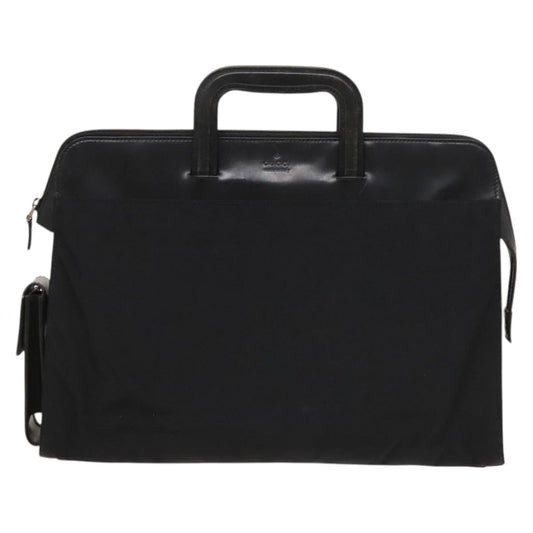Gucci -- Black Nylon Briefcase Bag