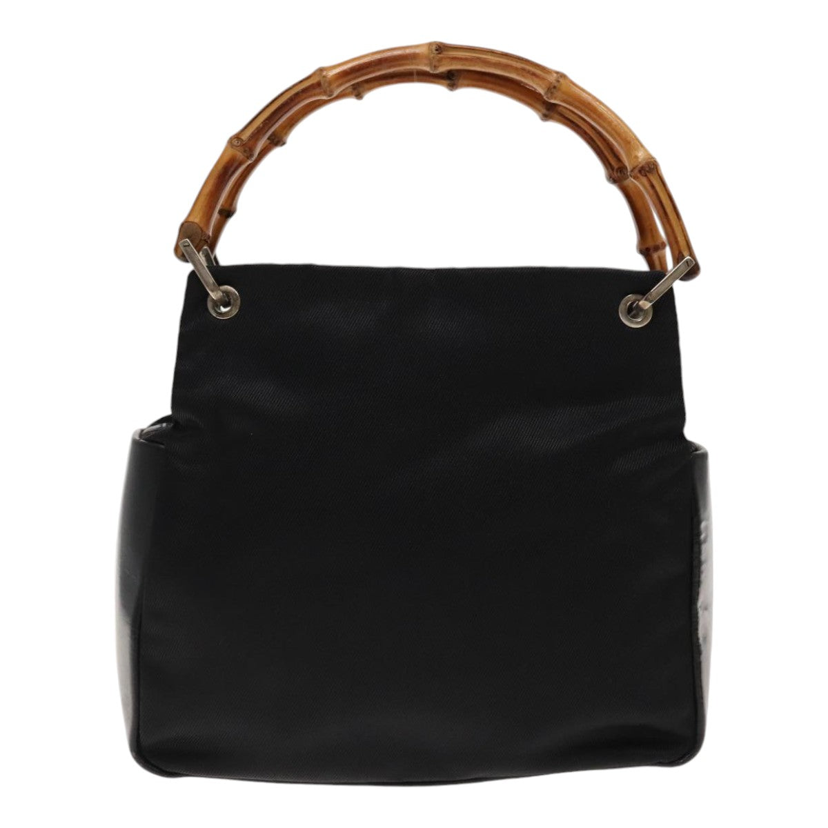 Gucci Bamboo Black Synthetic Handbag