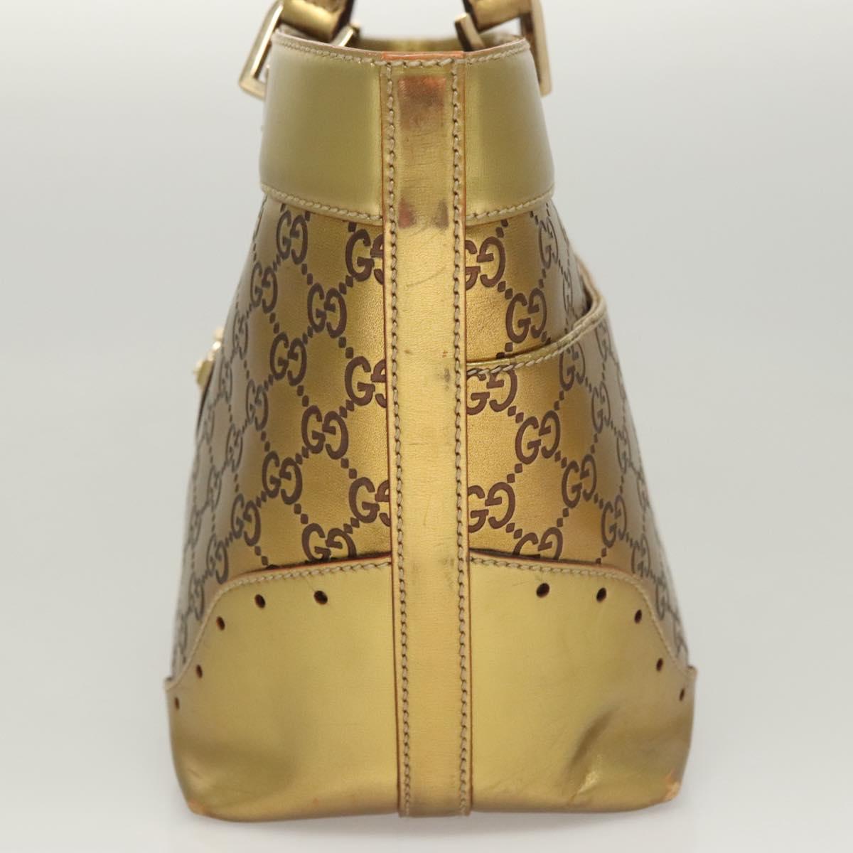 Gucci Guccissima Gold Leather Tote Bag