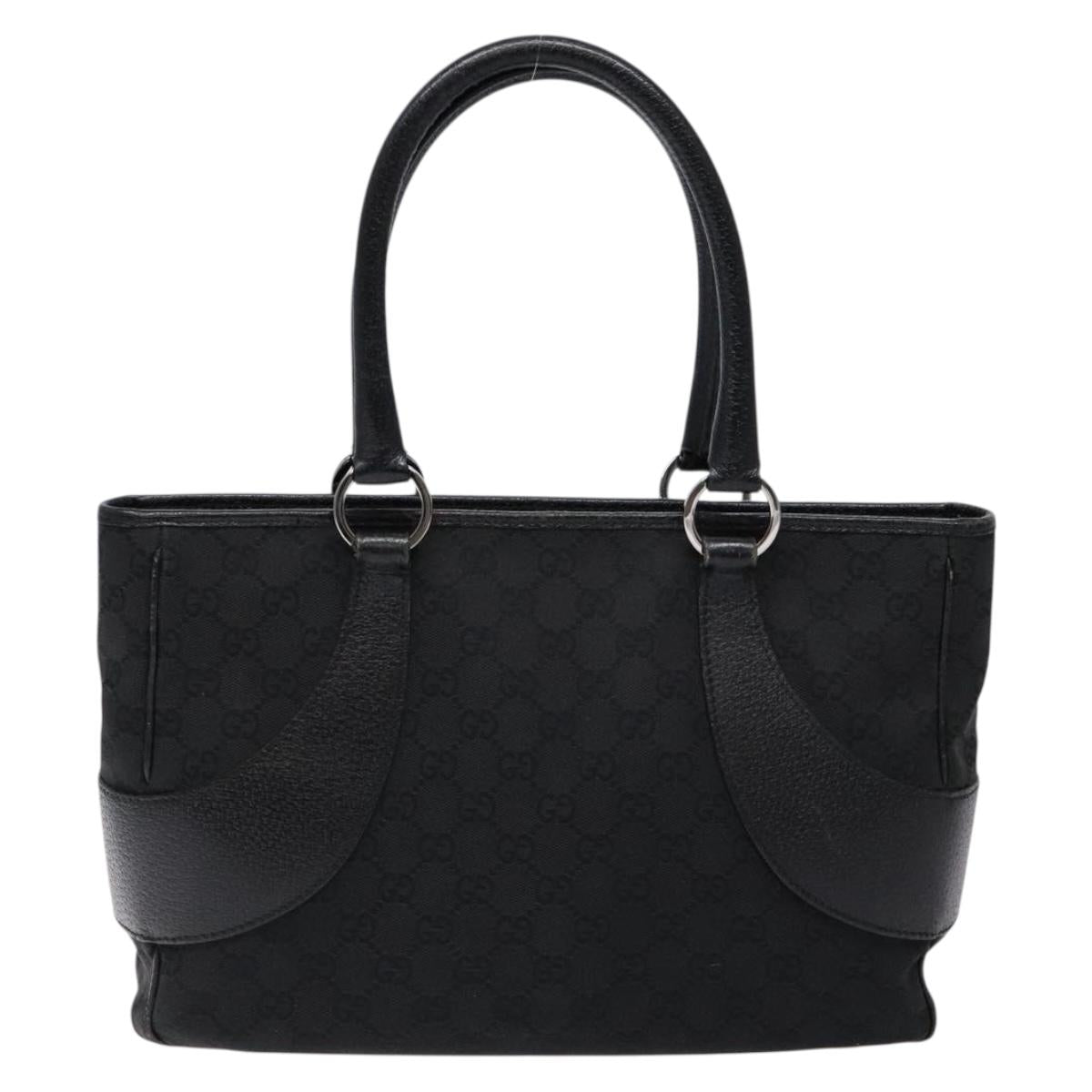 Gucci Gg Canvas Black Canvas Handbag