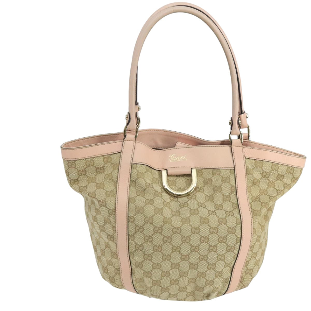 Gucci Gg Canvas Beige Canvas Tote Bag