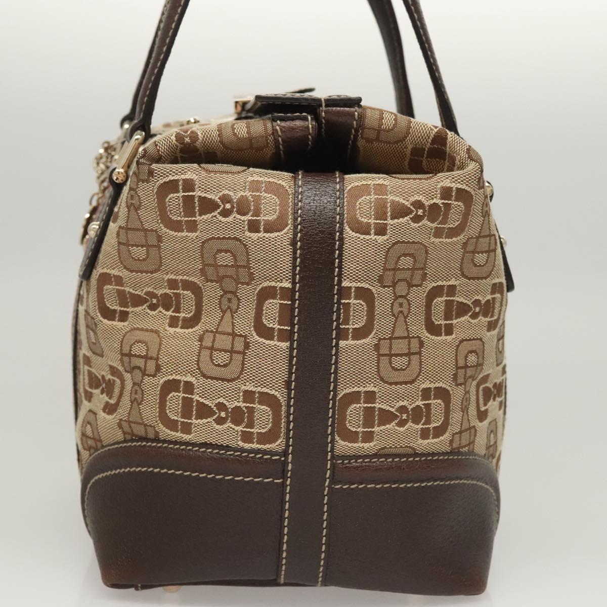 Gucci Sherry Brown Canvas Handbag