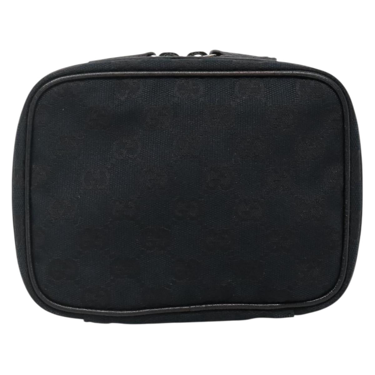 Gucci Gg Canvas Black Canvas Clutch Bag