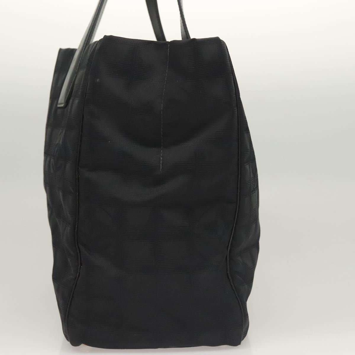 Chanel Travel Line Black Nylon Tote Bag