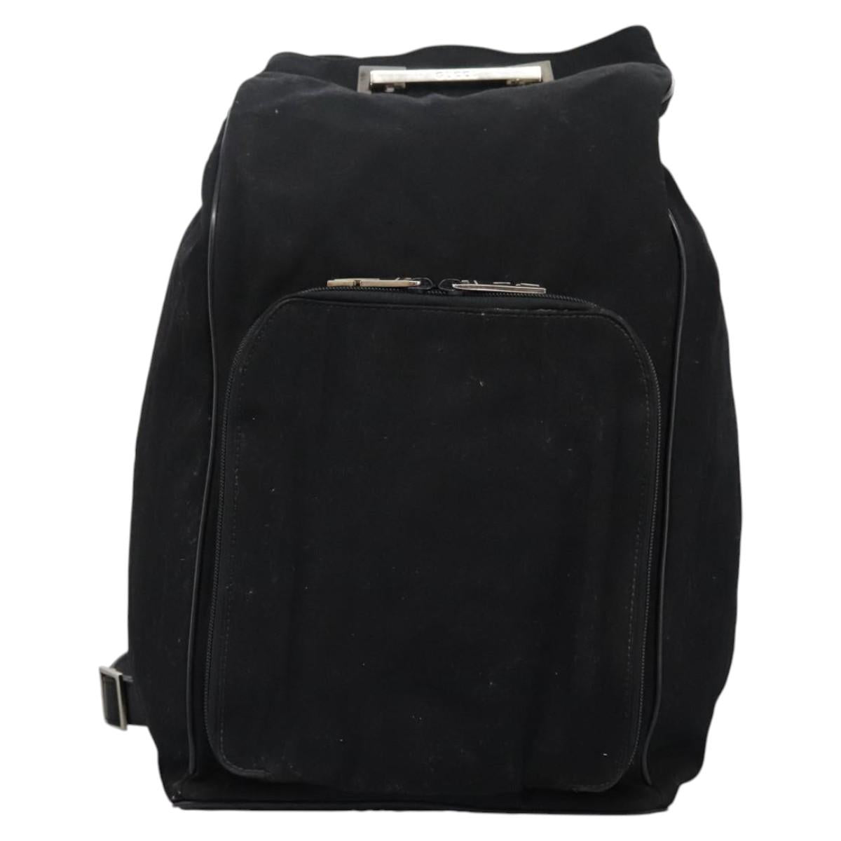 Gucci Black Canvas Shoulder Bag