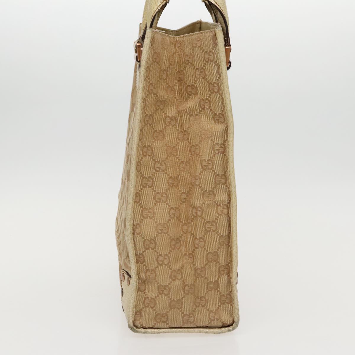 Gucci Beige Canvas Tote Bag