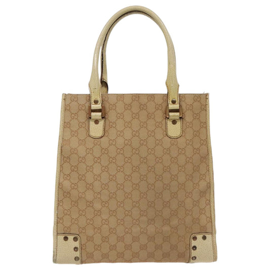Gucci Beige Canvas Tote Bag