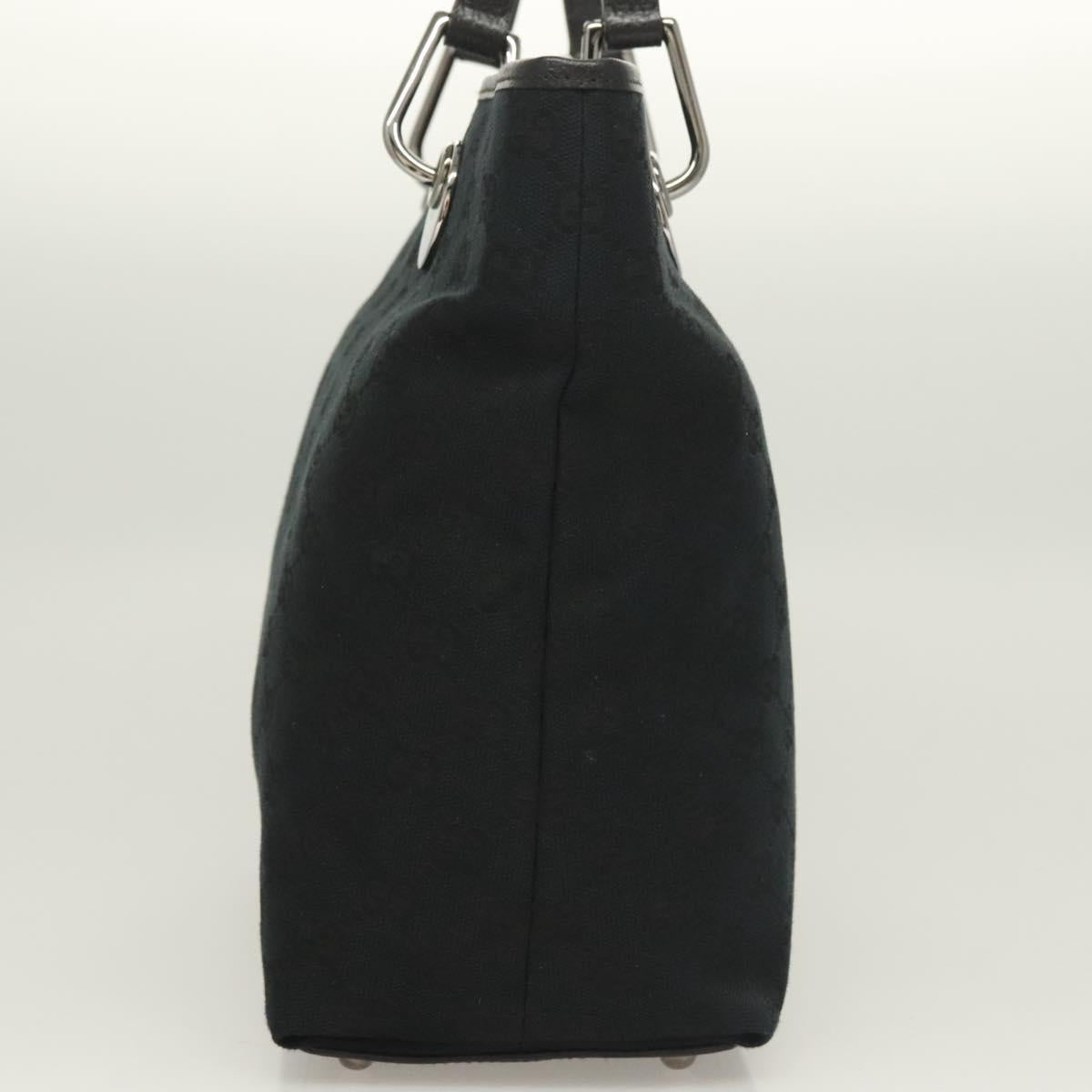 Gucci Gg Canvas Black Canvas Tote Bag