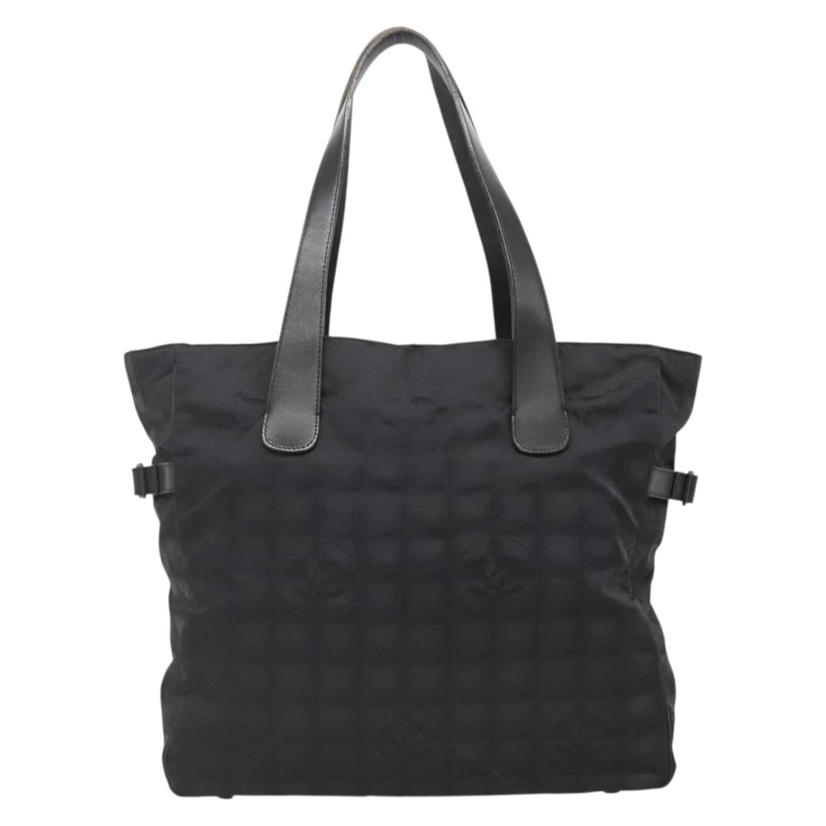 Chanel Travel Line Black Nylon Tote Bag