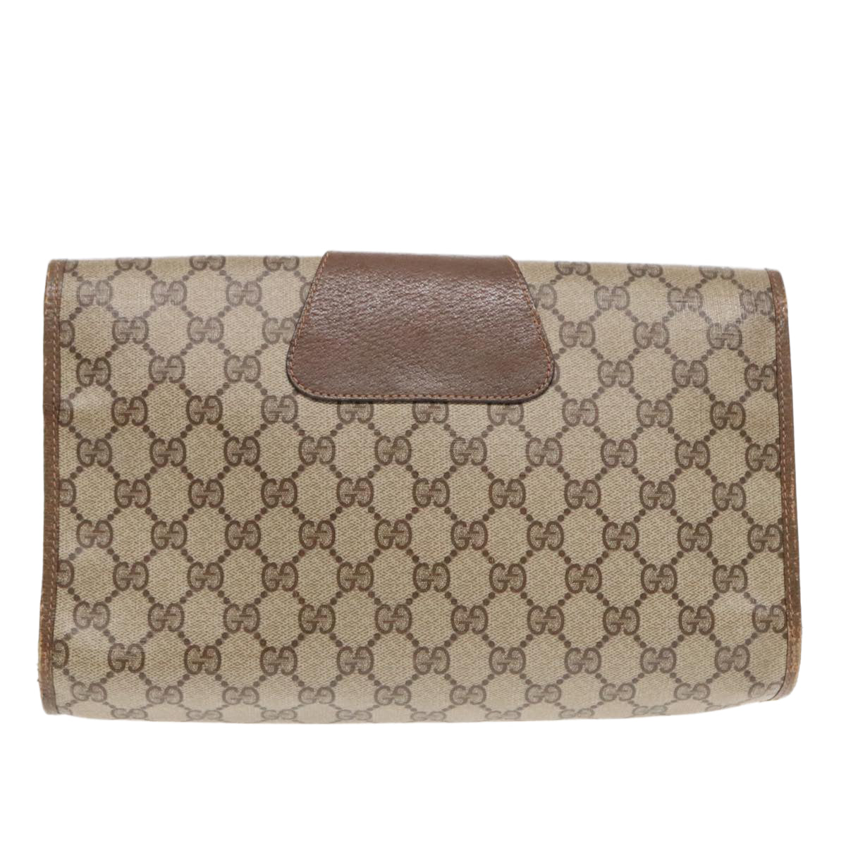 Gucci Beige Canvas Clutch Bag