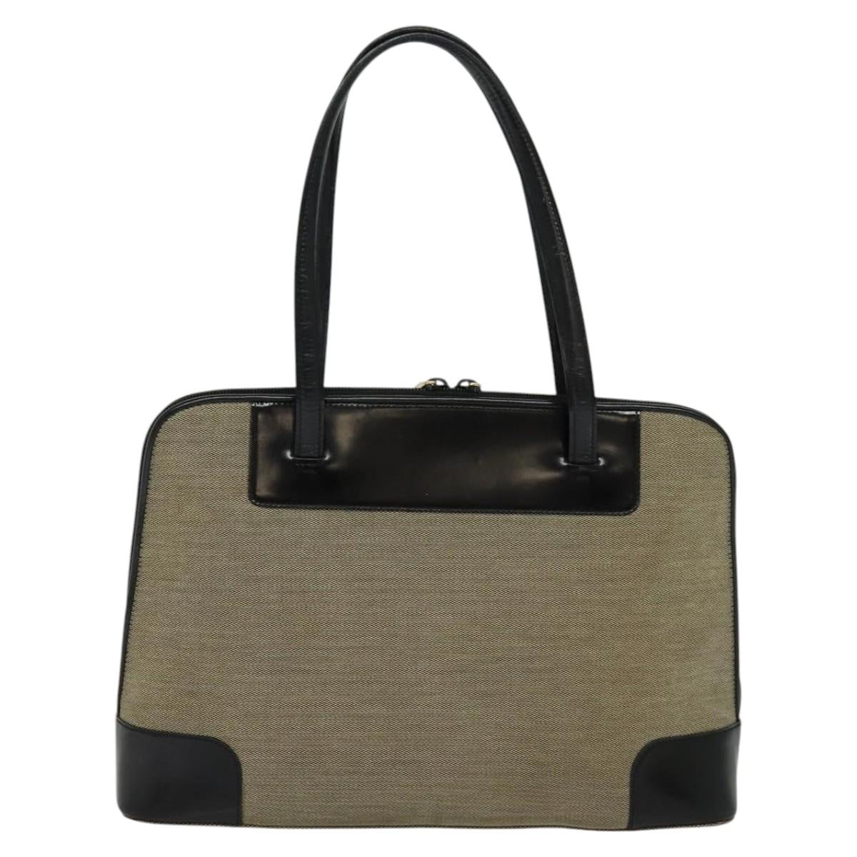 Gucci Grey Canvas Tote Bag