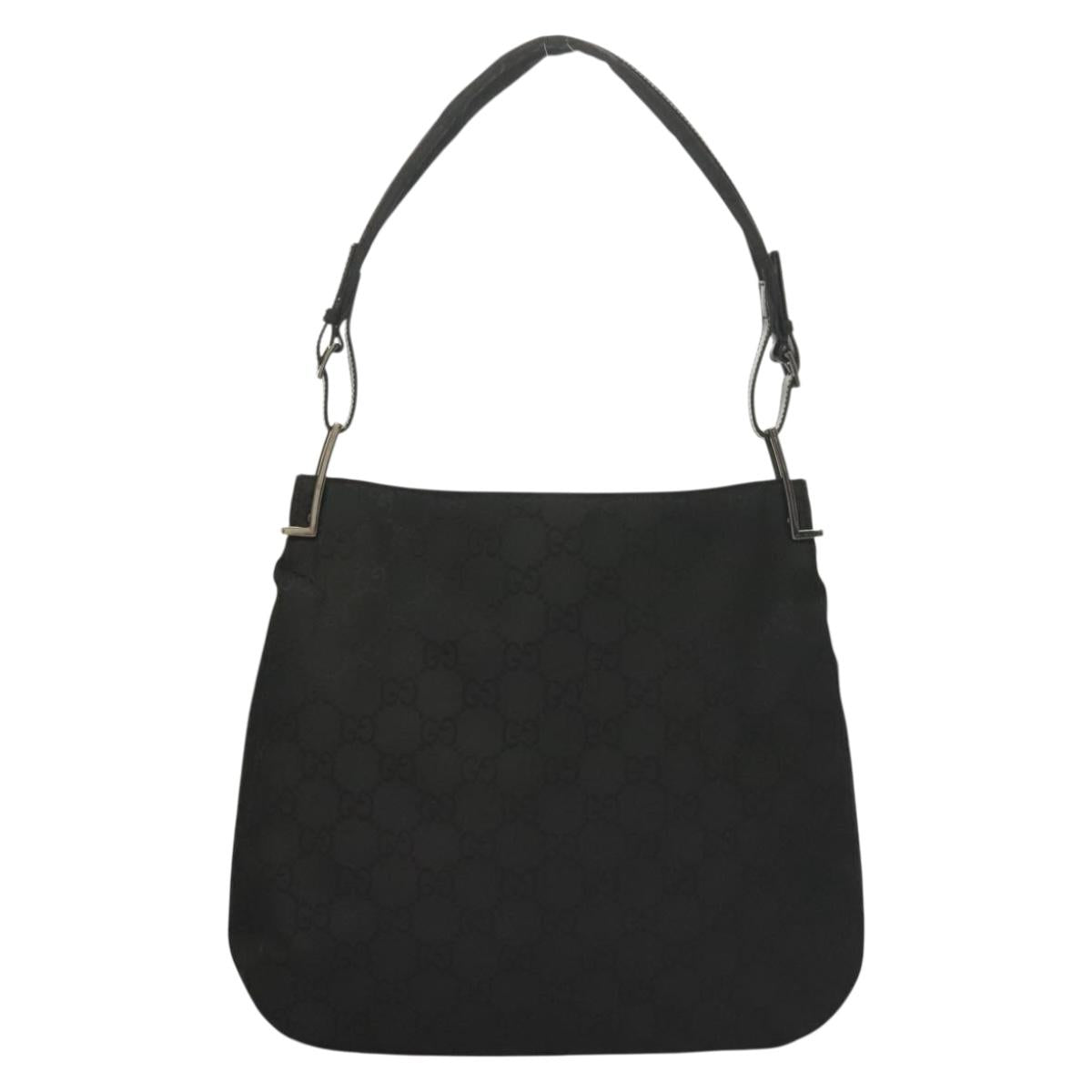 Gucci Gg Canvas Black Canvas Shoulder Bag