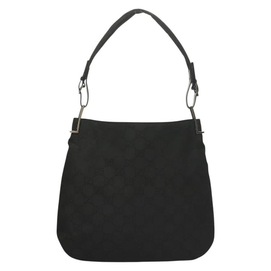 Gucci Gg Canvas Black Canvas Shoulder Bag