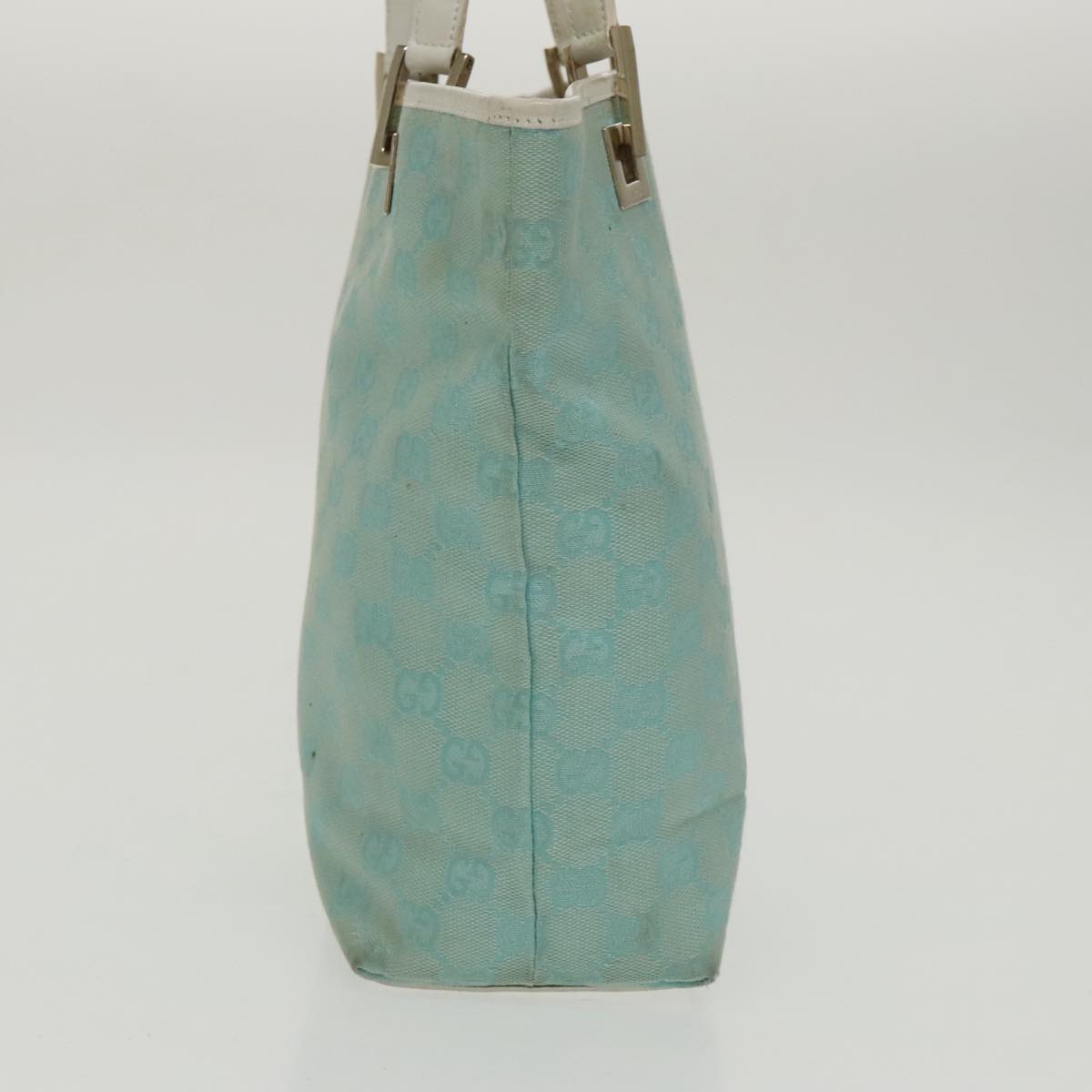 Gucci Blue Canvas Tote Bag