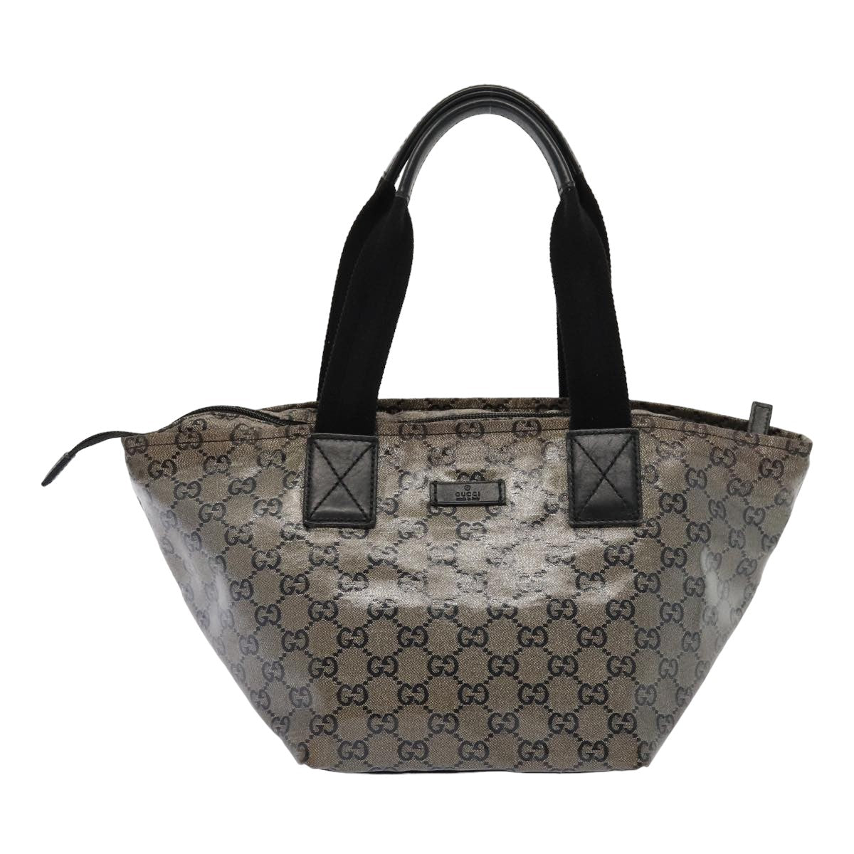 Gucci Gg Canvas Black Canvas Tote Bag