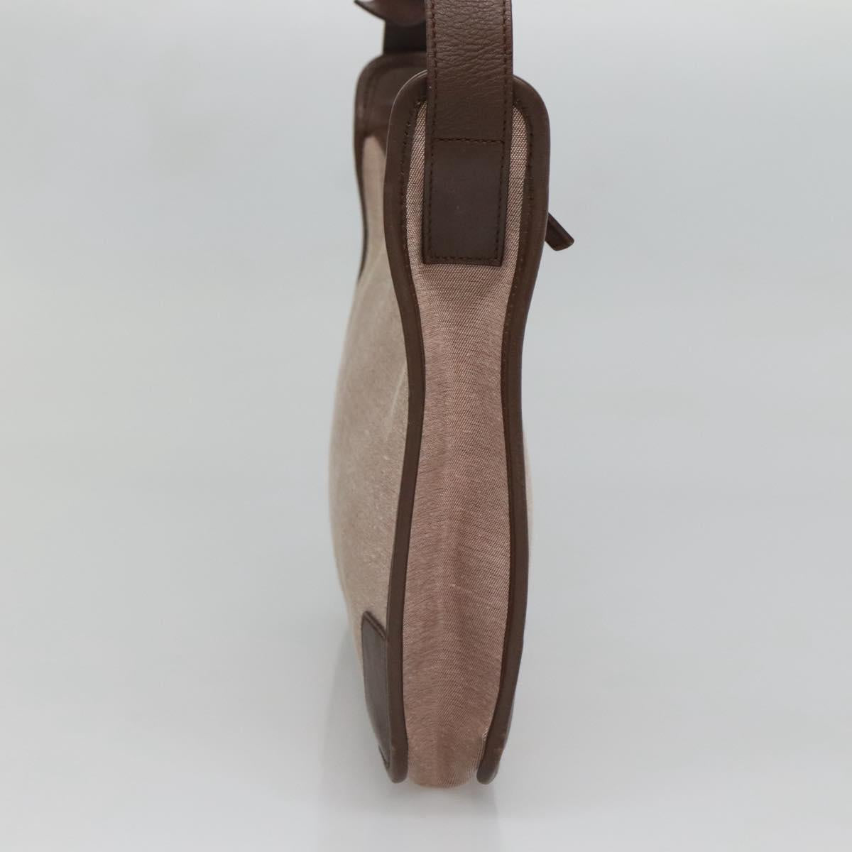 Gucci Brown Canvas Shoulder Bag