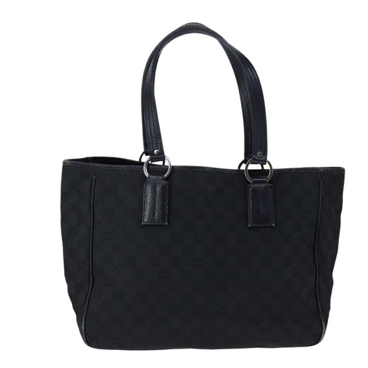 Gucci Gg Canvas Black Canvas Tote Bag