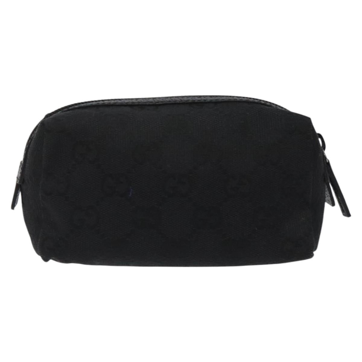 Gucci Gg Canvas Black Canvas Clutch Bag