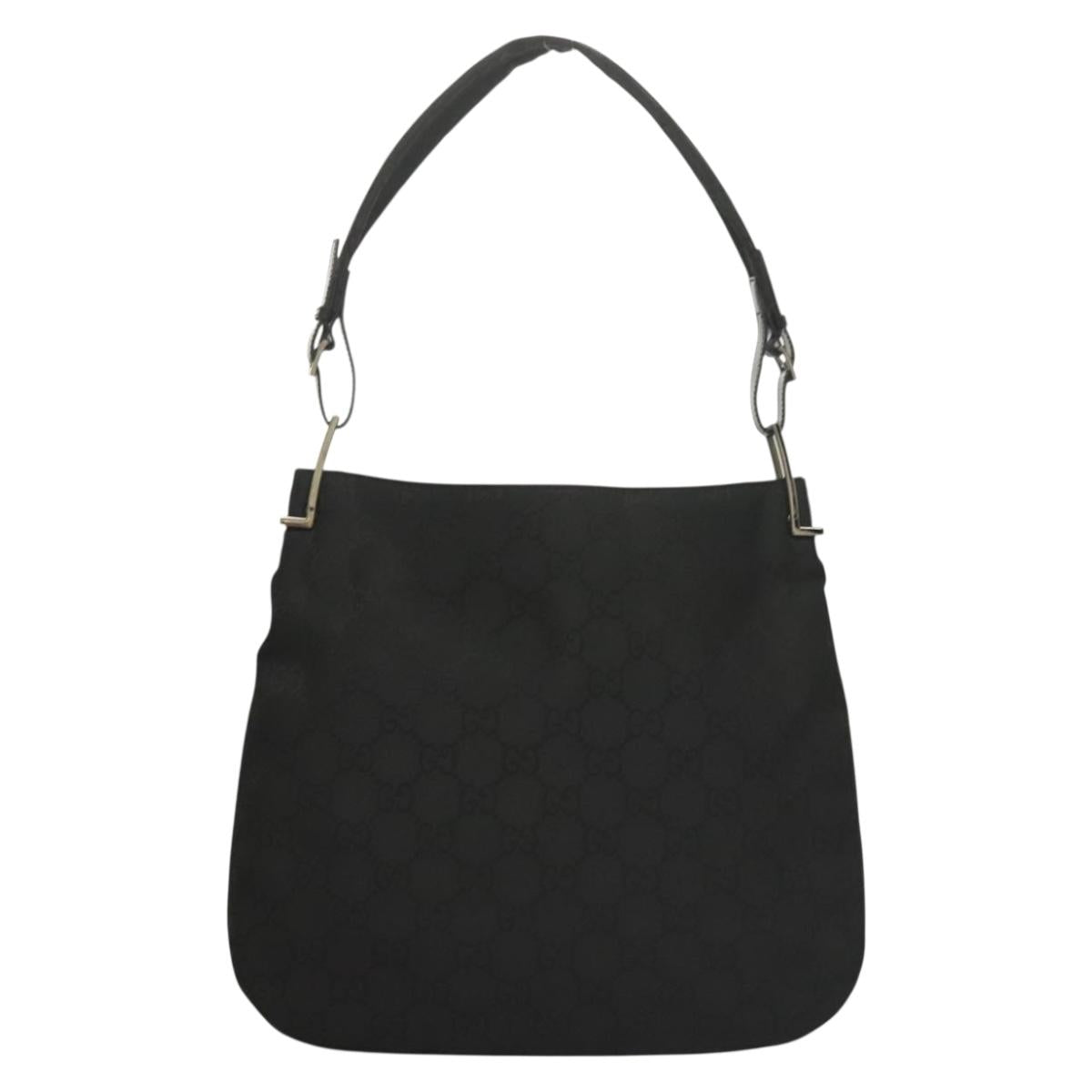 Gucci Gg Canvas Black Canvas Shoulder Bag