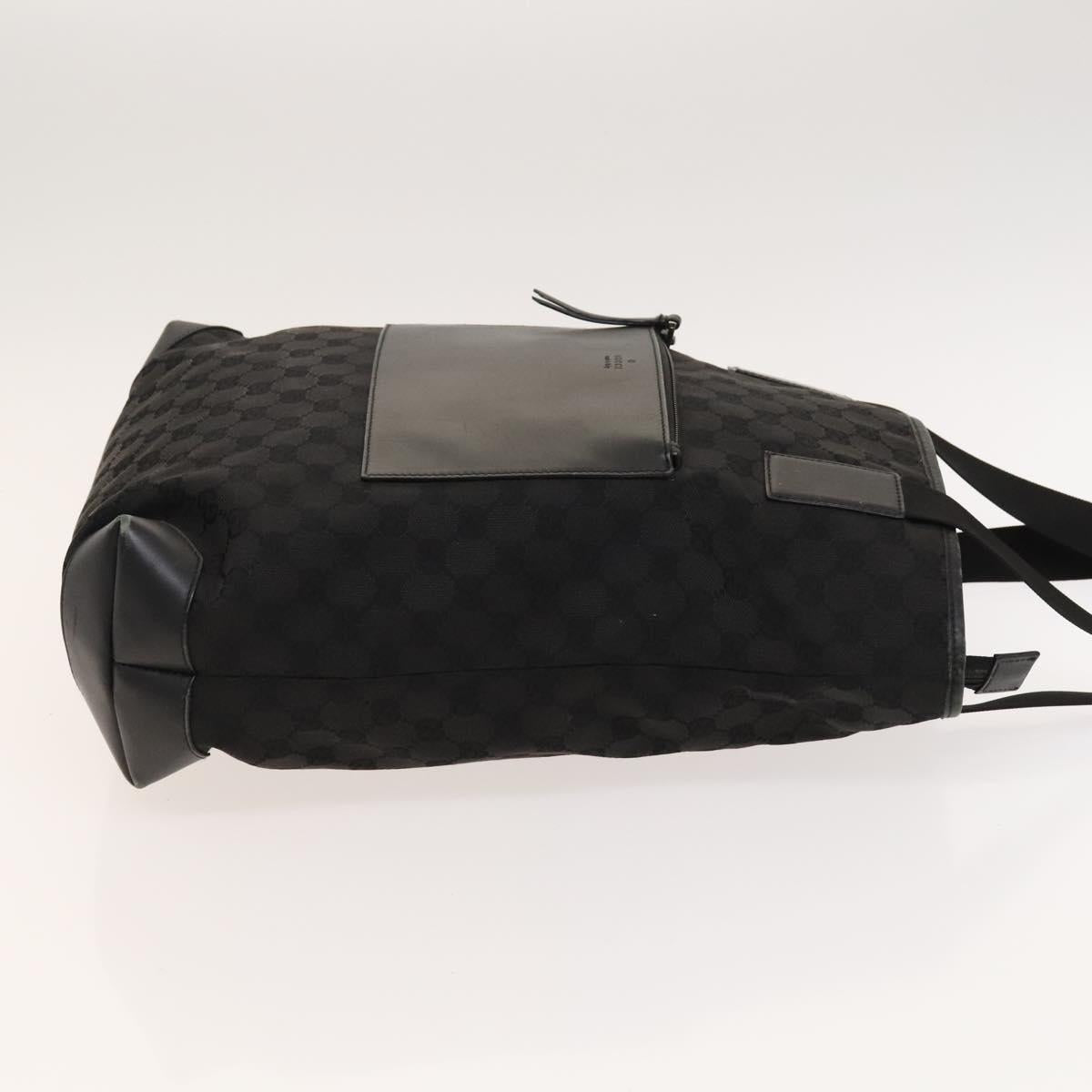 Gucci Gg Canvas Black Canvas Tote Bag