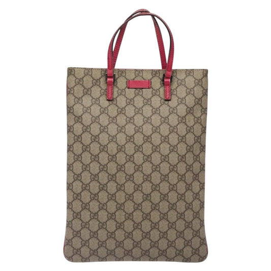 Gucci Gg Supreme Beige Canvas Tote Bag