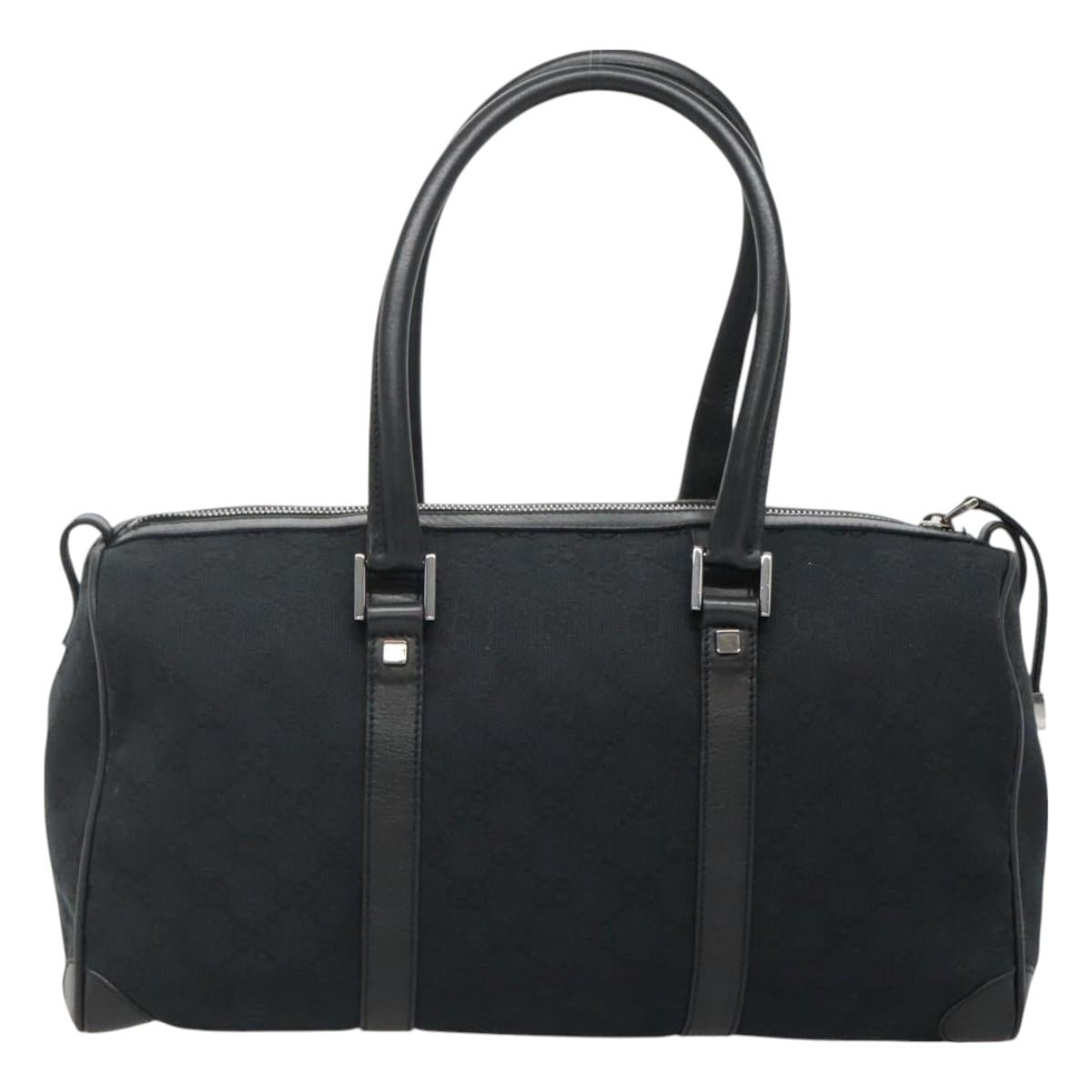 Gucci Gg Canvas Black Canvas Handbag