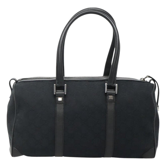 Gucci Gg Canvas Black Canvas Handbag