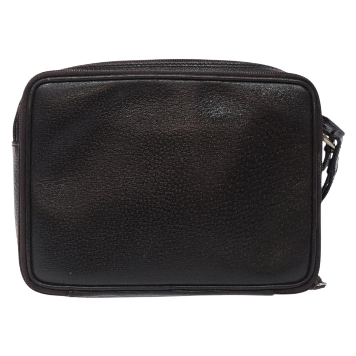 Gucci Brown Leather Clutch Bag