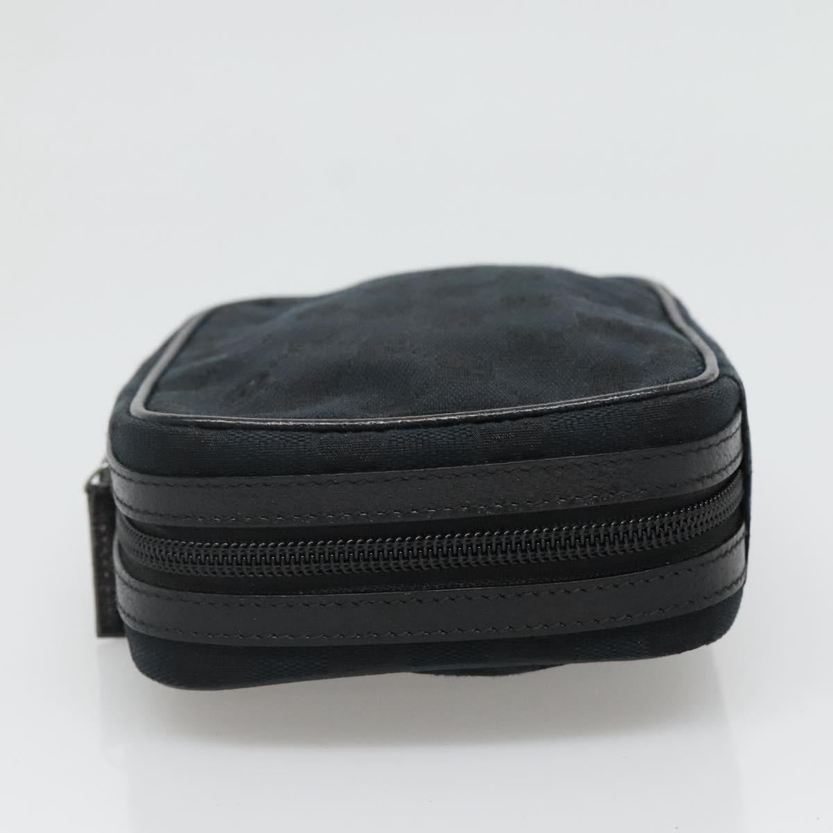 Gucci Gg Canvas Black Canvas Clutch Bag