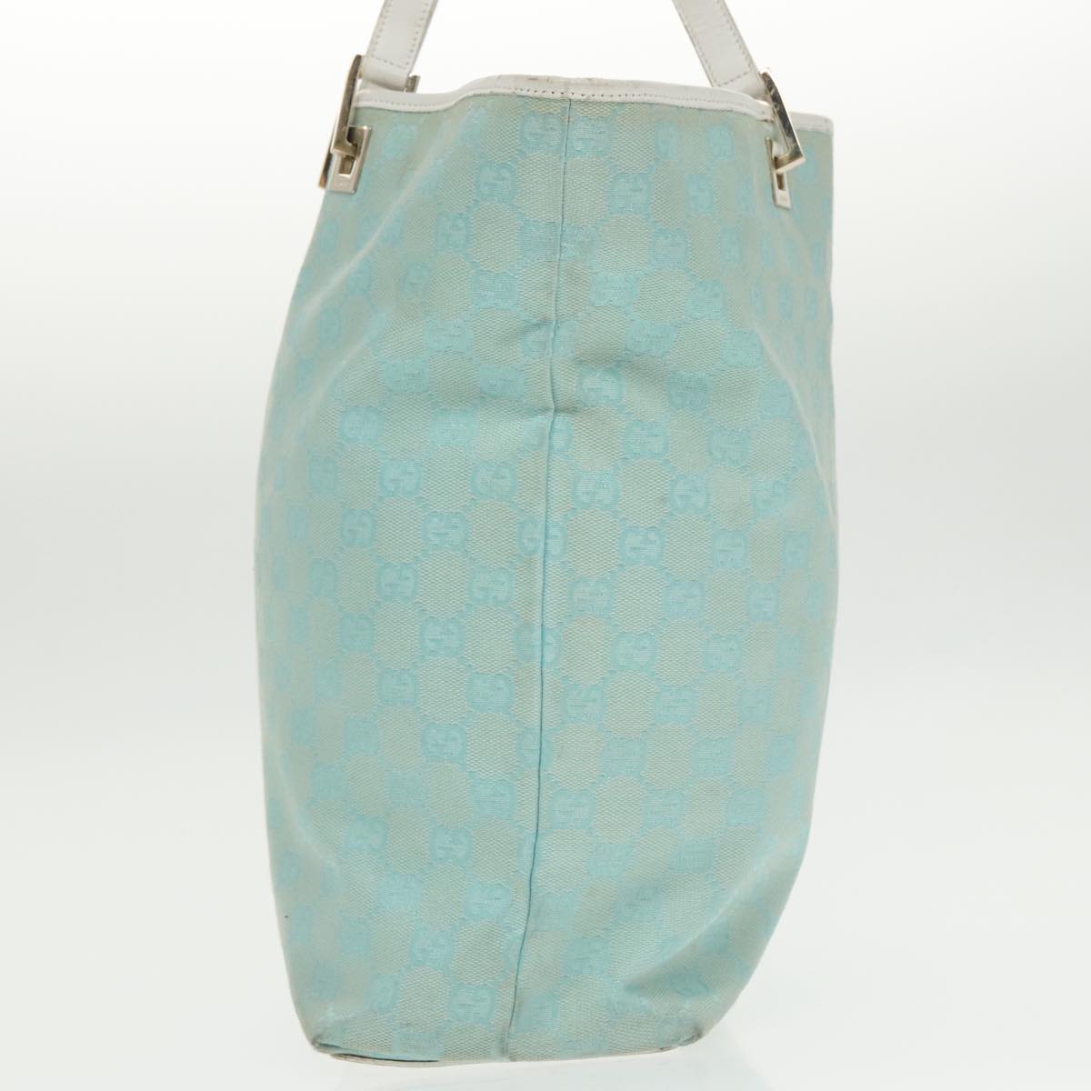 Gucci Gg Canvas Blue Canvas Tote Bag