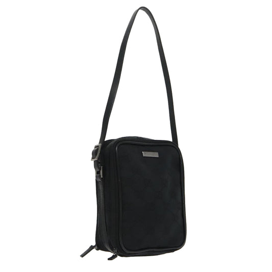 Gucci Black Canvas Shoulder Bag