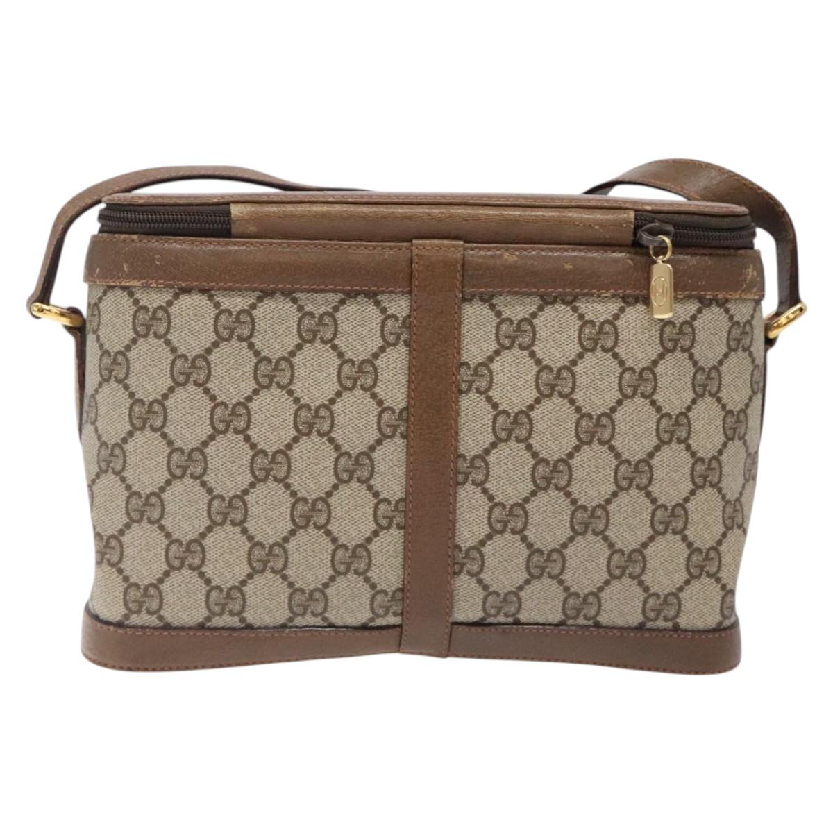 Gucci Vanity Beige Pvc Shoulder Bag
