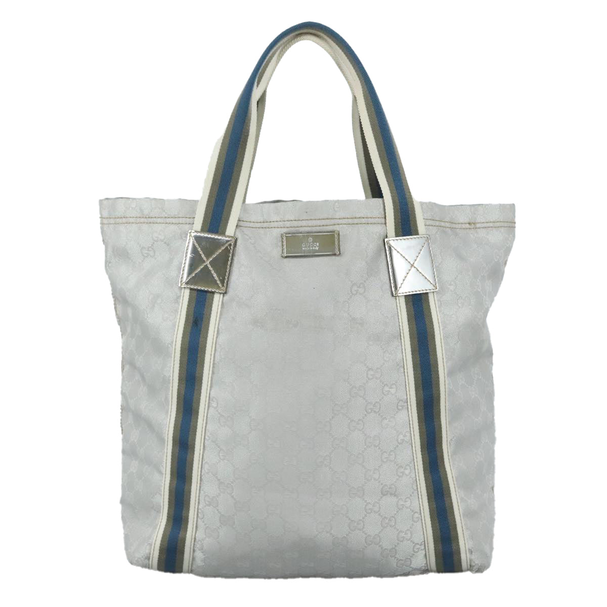 Gucci Gg Canvas Grey Canvas Tote Bag