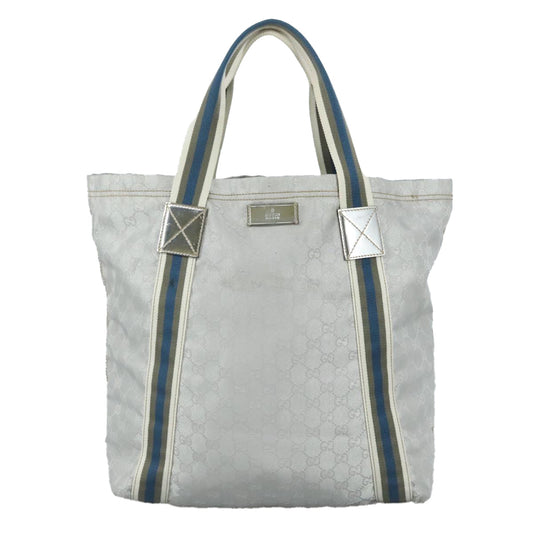Gucci Gg Canvas Grey Canvas Tote Bag