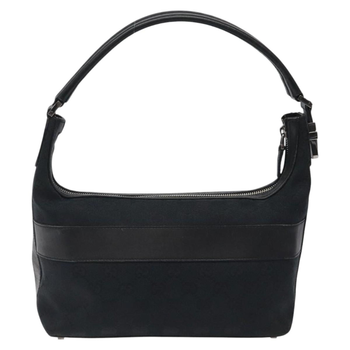 Gucci Gg Canvas Black Canvas Handbag