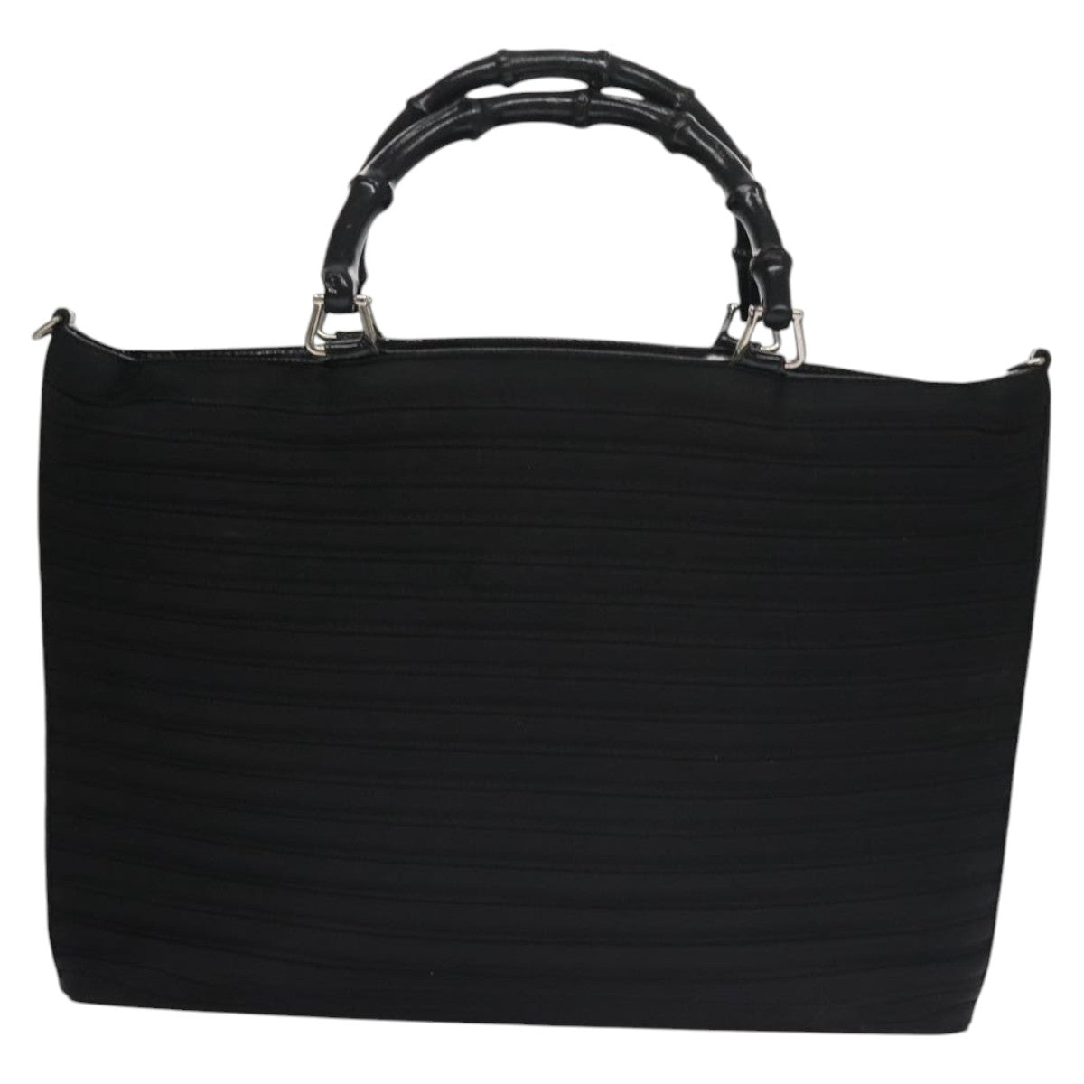 Gucci Bamboo Black Synthetic Handbag